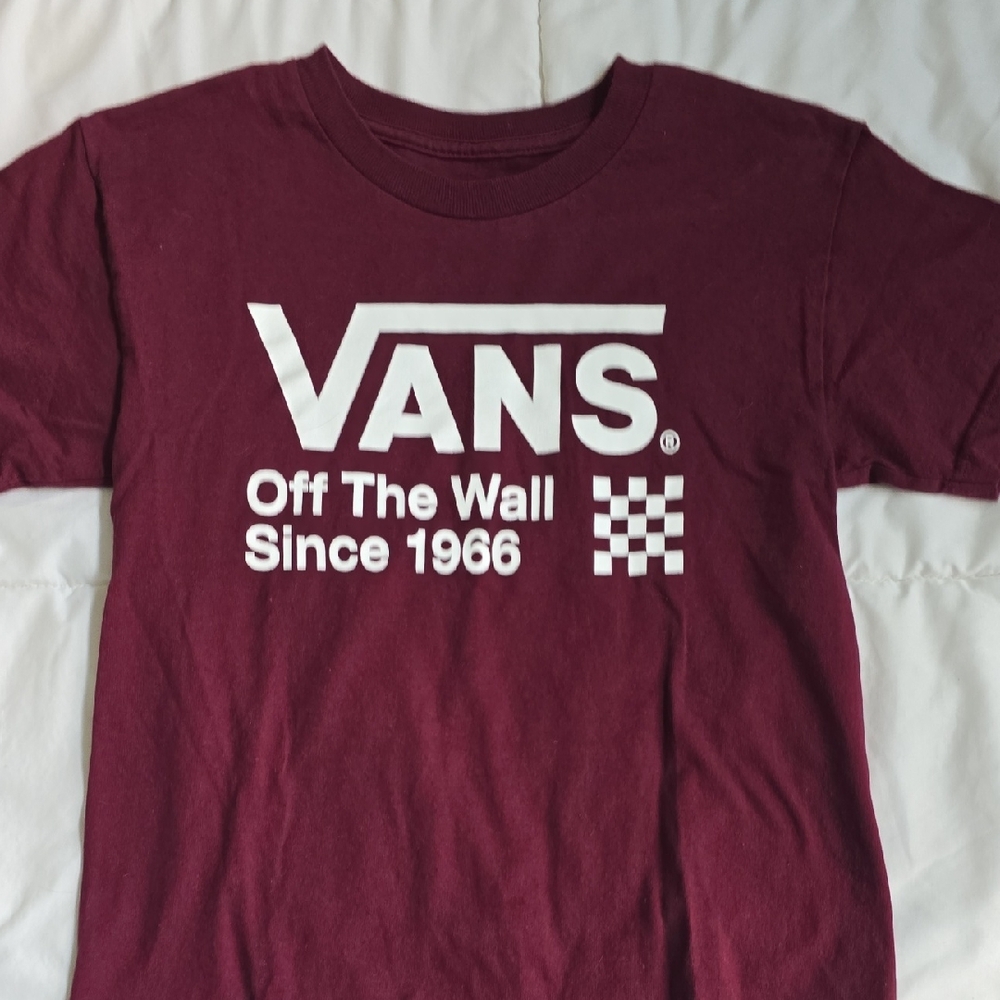 Vans Kids Burgundy T-Shirt